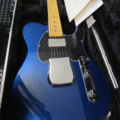2015 G&L USA Fullerton Deluxe ASAT Classic Bluesboy Custom Spec - Metallic Blue image 2