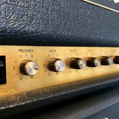Marshall JMP 1959 MK II Super Lead 2-Channel 100-Watt Guitar Amp Head 1977 - Black image 2