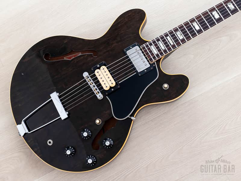 1979 Gibson ES-335 TDW Semi-Hollow Vintage Guitar Walnut, Tarback + DiMarzio Super Distortion, Case image 1
