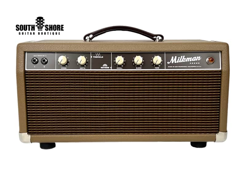 Milkman Sound Reverb & Harmonic Tremolo Unit 2021 - Brown. Display model. (Authorized Milkman Dealer) image 1