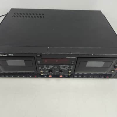 Tascam - 302 - Double Cassette Deck - New belts - 19'' fame image 5