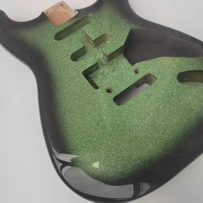 Alder Wood Strat Style Electric Guitar Body DIY Project image 2