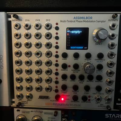 Rossum Electro-Music Assimil8or Multi-Timbral Phase Modulation Sampler Eurorack Module 2016 - 2021 - Silver image 1