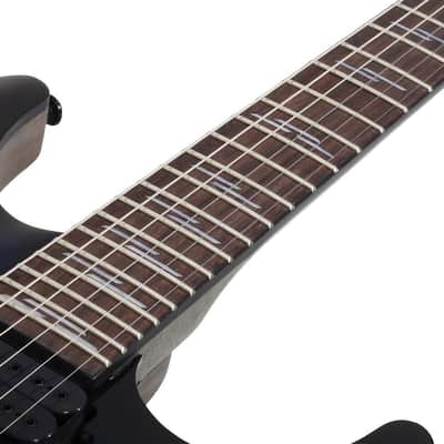 Schecter Omen Elite-6 - See Thru Blue Burst (2452) image 5