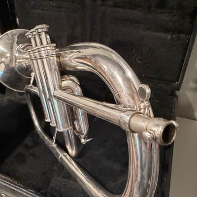 Vintage Courtois Flugelhorn 60-70s - Silver image 5