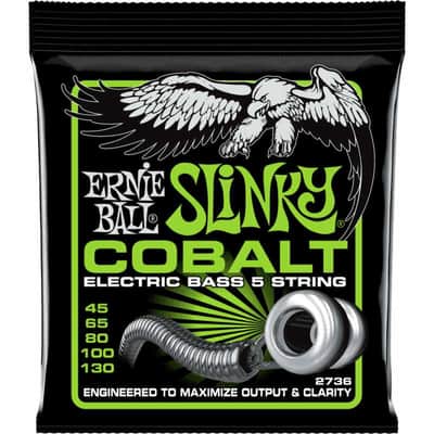 Ernie Ball 2736 Slinky cobalt /5 cordes 45-130 image 1