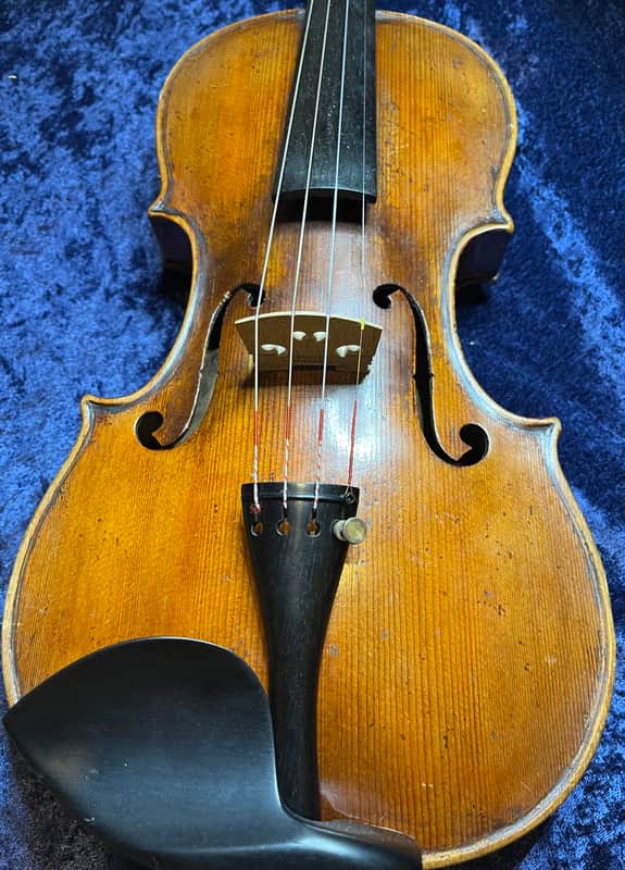 No Brand Full size 4/4 violin Early 1900’s - Antique image 1