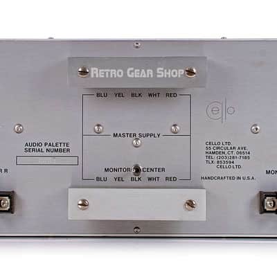 Cello Audio Palette EQ Stereo Mastering Equalizer Rare Vintage Analog image 3