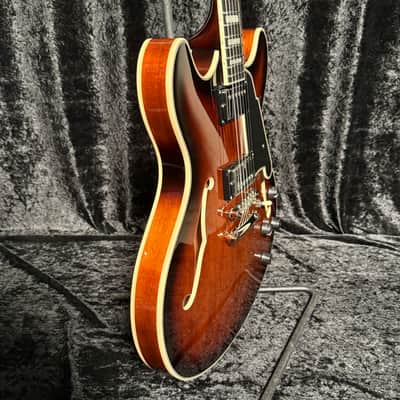 D'Angelico Premier DC Brown Burst With Free Gig Bag image 2