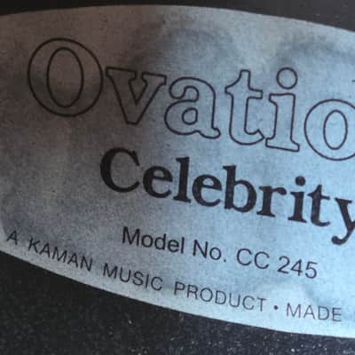 Ovation CC245 Celebrity 2000s - Honeyburst image 5