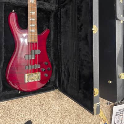 Spector NS-4CR owned by PJ Farley , Trixter, Fozzy, etc ? - Red wine quilted image 15
