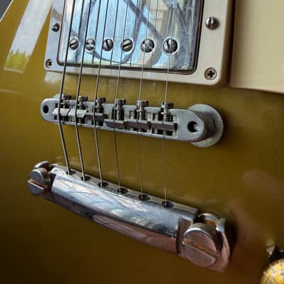 2021 Gibson Custom Shop Les Paul ‘57 Reissue R7 w/ ‘59 Carmelita Neck CME VOS - Gold Top image 4