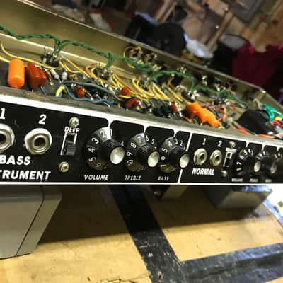 1966 Fender Blackface Bassman chassis only image 2