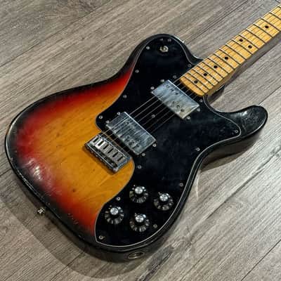 Fender Telecaster Deluxe Sunburst 1974 image 2
