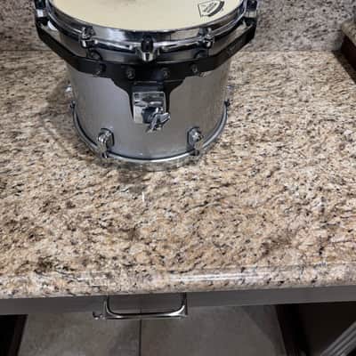 Tama Starclassic Maple MIJ Early 2000's Titanium Silver 4 pc Shell Pack image 4