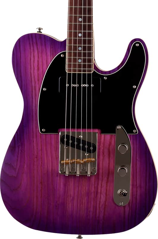 Schecter PT Special Electric Guitar, Rosewood Fingerboard, Purple Burst Pearl image 1
