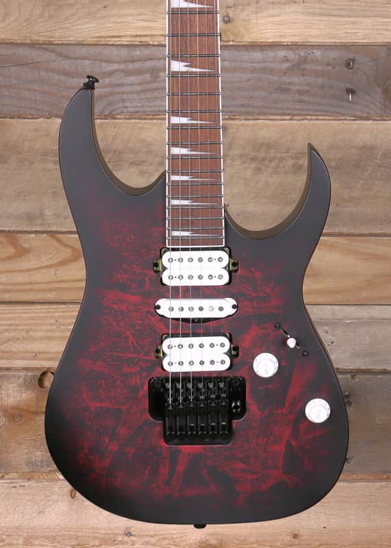 Ibanez RG470DXW Electric Guitar Wine Red Frozen Matte image 1