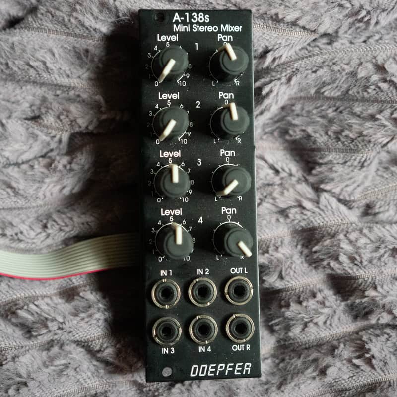Doepfer A-138s Mini Stereo Mixer - black image 1