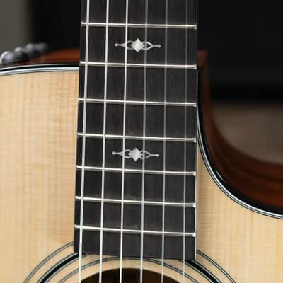 Taylor 312ce-N Nylon Grand Concert Acoustic/Electric Guitar - Natural with Hardshell Case image 12