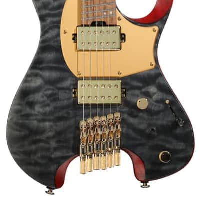 Ibanez MGFM10 Manuel Gardner Fernandes Signature Electric Guitar - Obsidian Black Low Gloss image 2