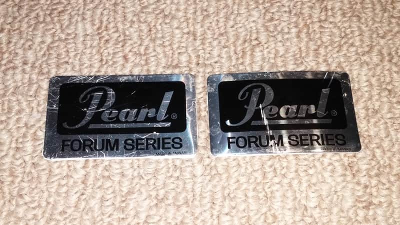 Pearl Forum Series Drum Badge Set (2 Total) (435) image 1