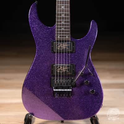 ESP KH-2 Kirk Hammett Signature Custom Shop Guitar – Purple Sparkle image 2