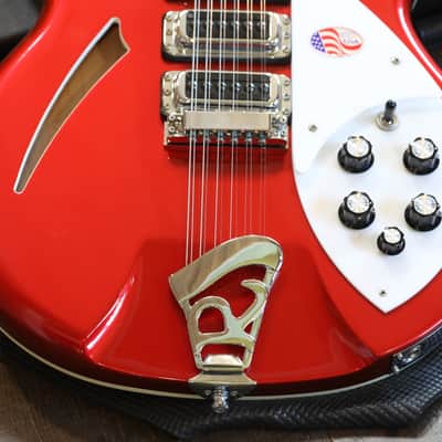 Minty & Rare! 2013 Rickenbacker 370/12 Semi-Hollow Electric Guitar Ruby Red + OHSC image 5