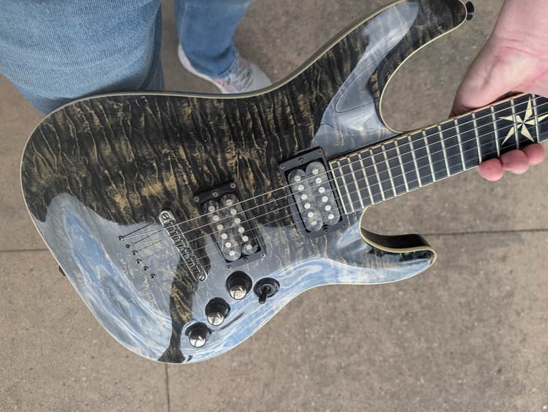 ギター SCHECTER / Diamond Series Exotic Star Schecter C-1 Exotic Star | Reverb