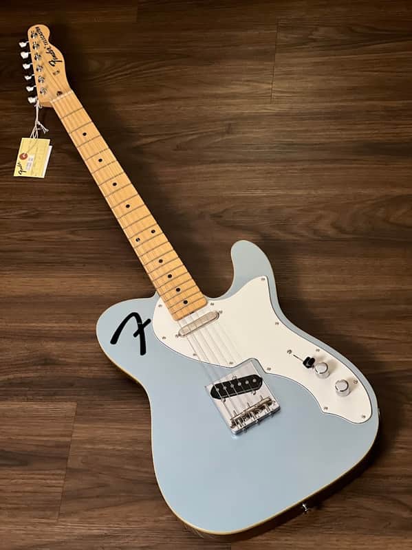 Fender Japan Limited Edition F Hole Telecaster Thinline Mystic Ice