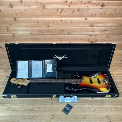 Fender Custom Shop Jaco Pastorius Tribute Fretless Electric Bass - 3-Color Sunburst image 7
