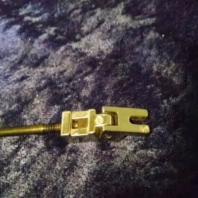 1980s Floyd Rose FRT-7 Tremolo Bridge Saddle Chrome image 3