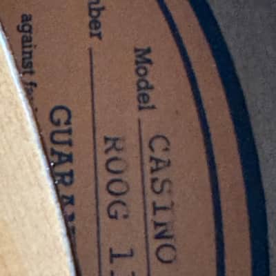 Epiphone Casino Reissue MIK 2000 Peerless - Natural image 2