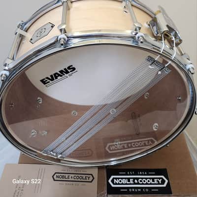 Noble & Cooley *Pre-Order* Horizon Series 6.5x14" Maple/Mahogany Hybrid Snare Drum in Natural Satin & Chrome Hardware | Made in the USA | Special Order | Authorized Dealer image 5