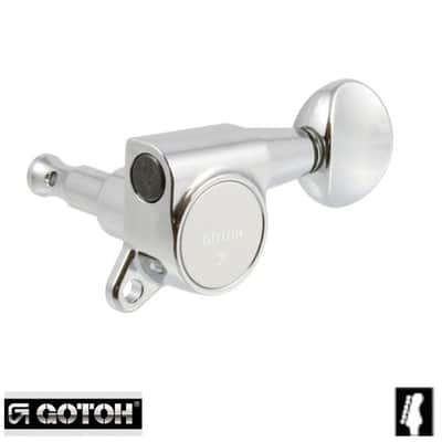 NEW - Gotoh Chrome Sealed 6 Inline Mini Tuners for Strat/TeleĀ® Guitar TK-0760-010 image 1
