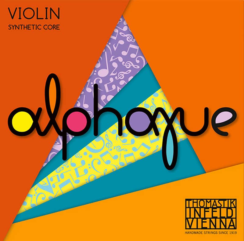 Thomastik-Infeld AL02 1/16 Alphayue Monel Wound Synthetic Core 1/16 Violin String - A (Medium) image 1