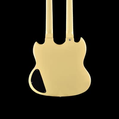 Brandon’s Custom Shop Double Neck 12/6 - Cream/Silver image 4