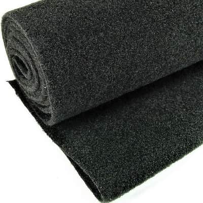 American Terminal 150'L X 4'W Black Car, PA DJ Speaker Box Upholstery Liner Carpet image 3