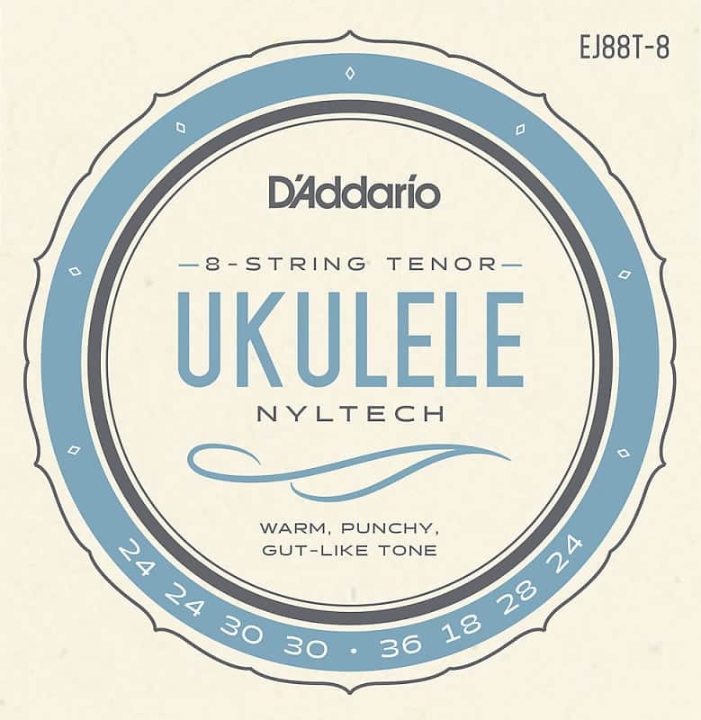 D'Addario Nyltech Strings For 8 String Tenor Ukulele image 1