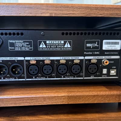 SPL Phonitor 3 DAC and Headphone Amplifier plus expansion 2023 - Present - Black image 5