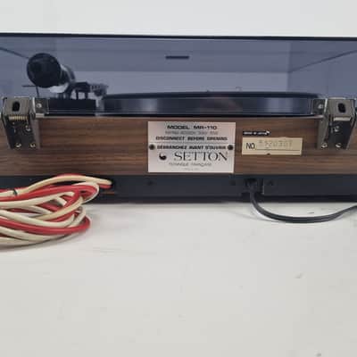 Setton - MR-110 Turntable - Belt Drive - New Belts - New Stylus - Rare image 12