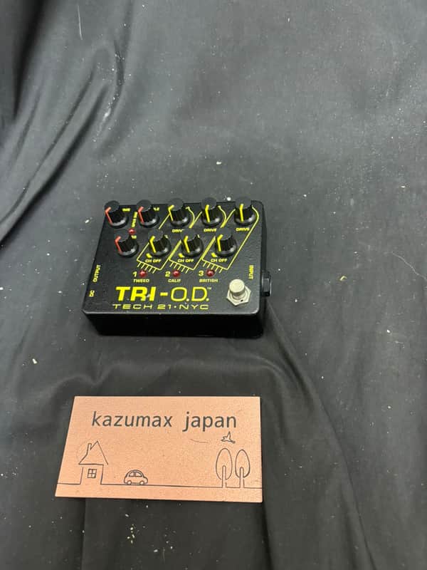 TECH 21 NYC TRI O.D Analog Overdrive Amp Simulator Guitar Effects Pedal Tested image 1