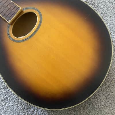 Sunburst 8 String Mandolin Project, Spruce Top, Mahogany Body, Rosewood Fingerboard image 3