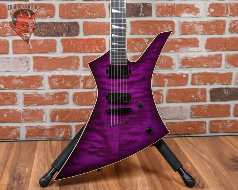 Jackson USA Custom Shop Kelly TOM Quilted Maple Top Transparent Purple Burst 2025 w/OHSC image 1