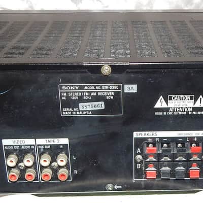 Sony STR-D390 Stereo only no surround receiver with phono input image 4