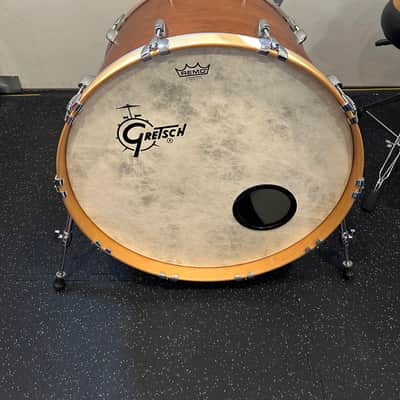 Gretsch Brooklyn 3-Piece Shell Pack with Ahead Cases - Satin Mahogany (24/13/16) image 4