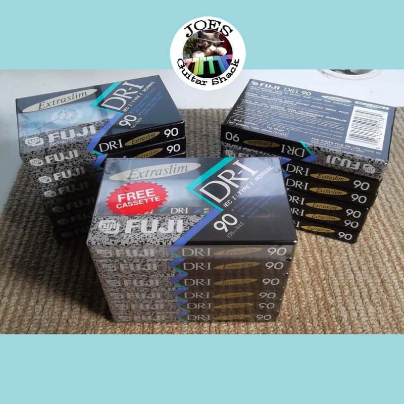 1-6 Pack 1980's Fuji DR-I 90 Normal Bias Sought After Blank Cassette Tapes 90 Mins New Sealed NOS - Will Combine Shipping! image 1
