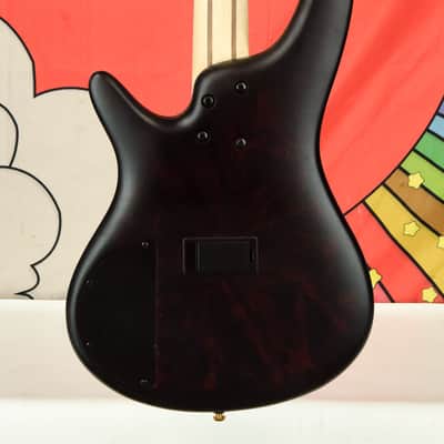 Ibanez SR300EDXWZM SR Deluxe Bass Guitar - Wine Red Frozen Matte image 8