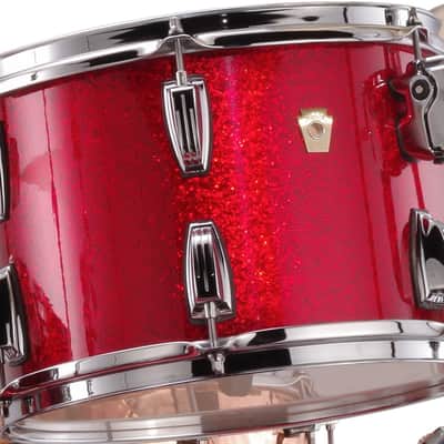 Ludwig *Pre-Order* Classic Maple 8x10" Red Sparkle Rack Tom Tom Drum Atlas Mount | Made in the USA | Special Order | Authorized Dealer image 1