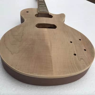 Mahogany Les Paul Style Guitar Body with Neck and Rosewood Fingerboard image 4