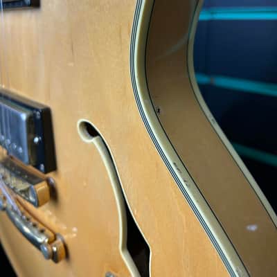 Epiphone Sheraton Natural 1996 Semi-Hollow Electric Guitar image 6